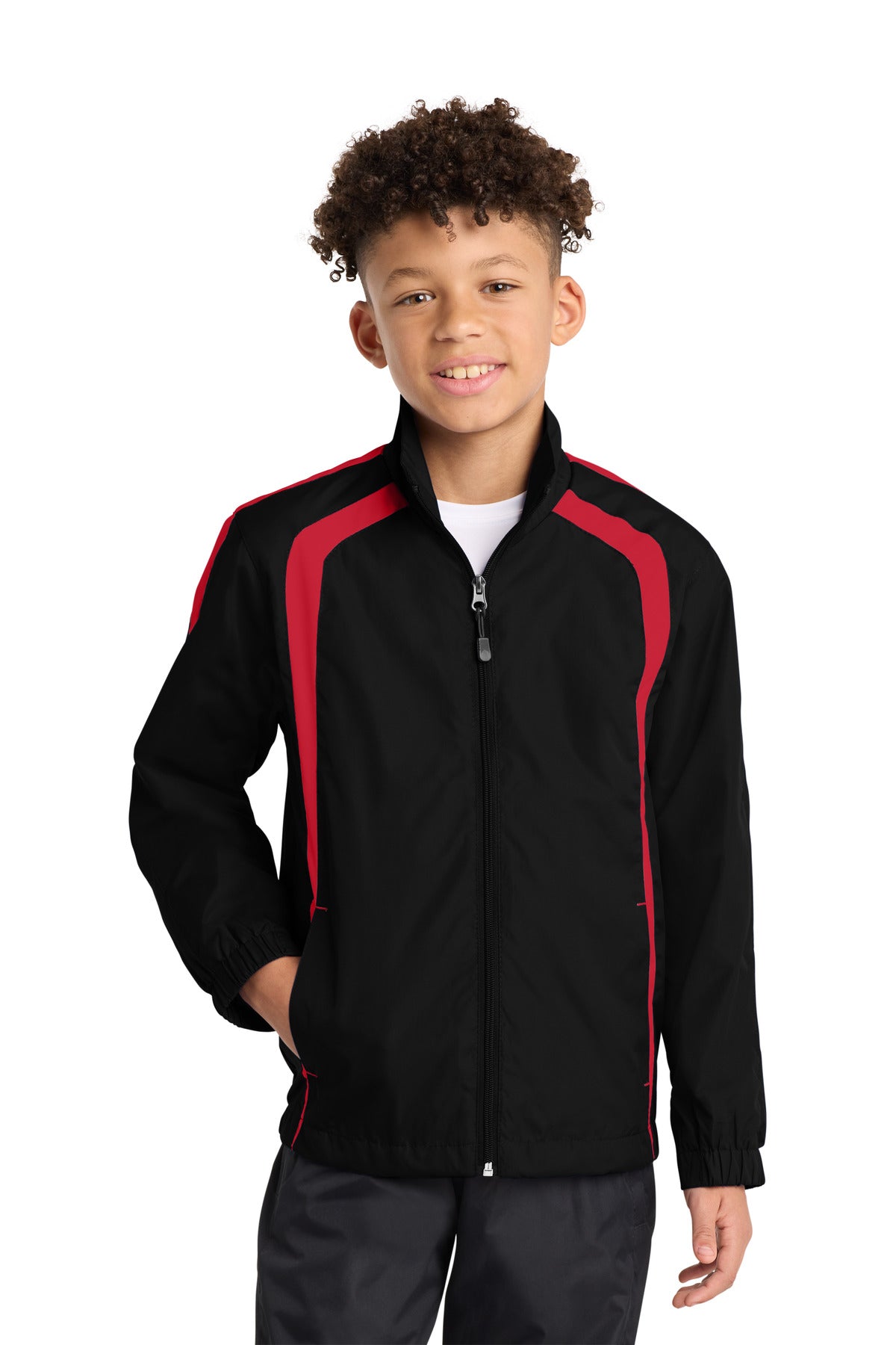 Sport-Tek ® Youth Colorblock Raglan Jacket. YST60