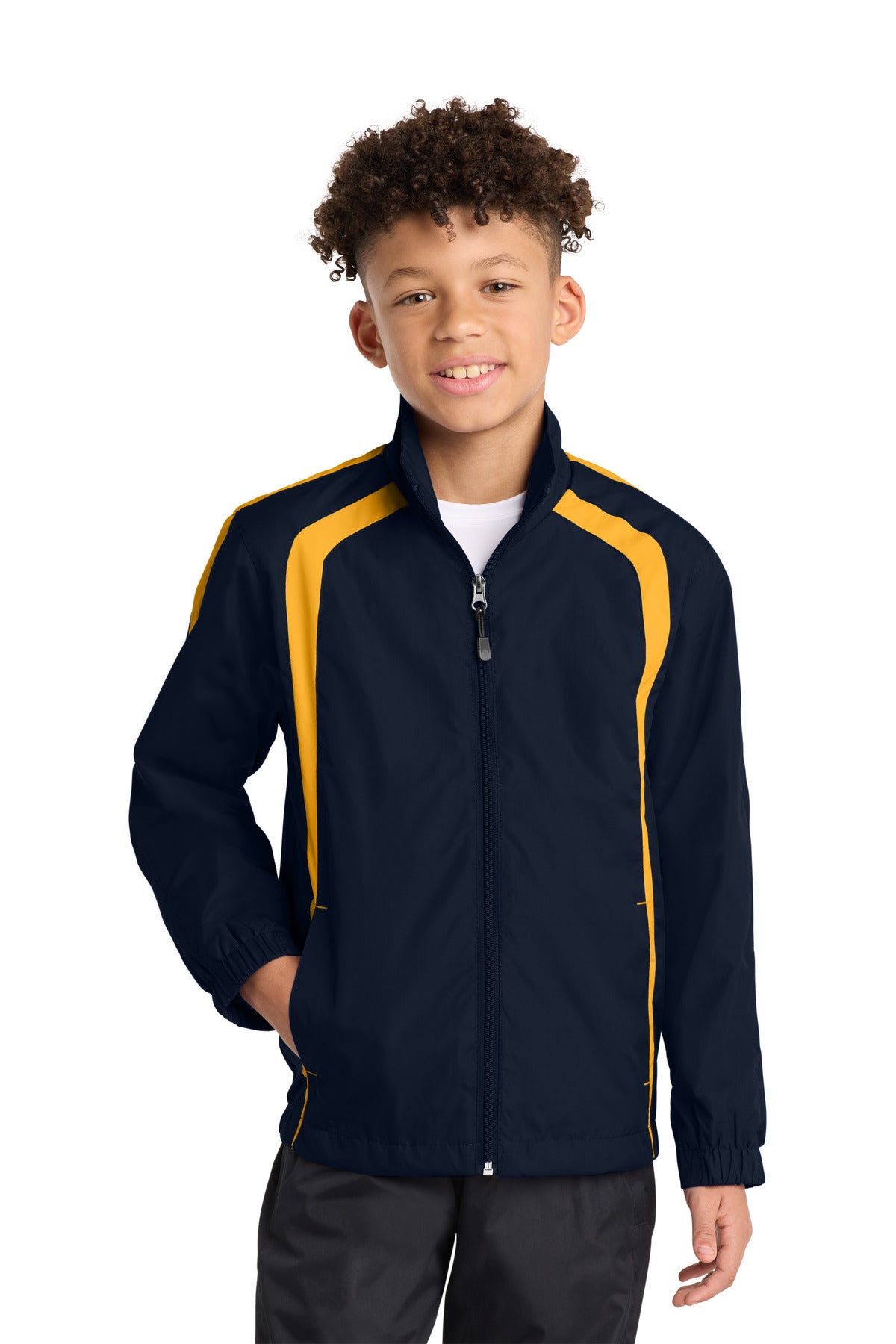 Sport-Tek ® Youth Colorblock Raglan Jacket. YST60