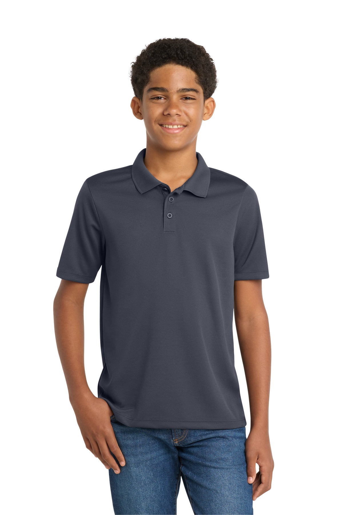 Sport-Tek ® Youth PosiCharge ® RacerMesh ® Polo. YST640
