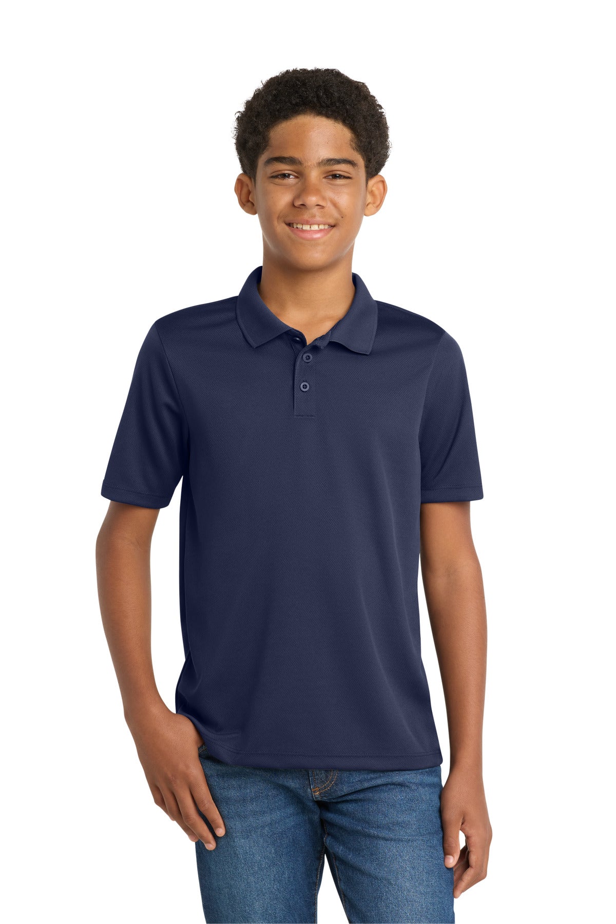 Sport-Tek ® Youth PosiCharge ® RacerMesh ® Polo. YST640