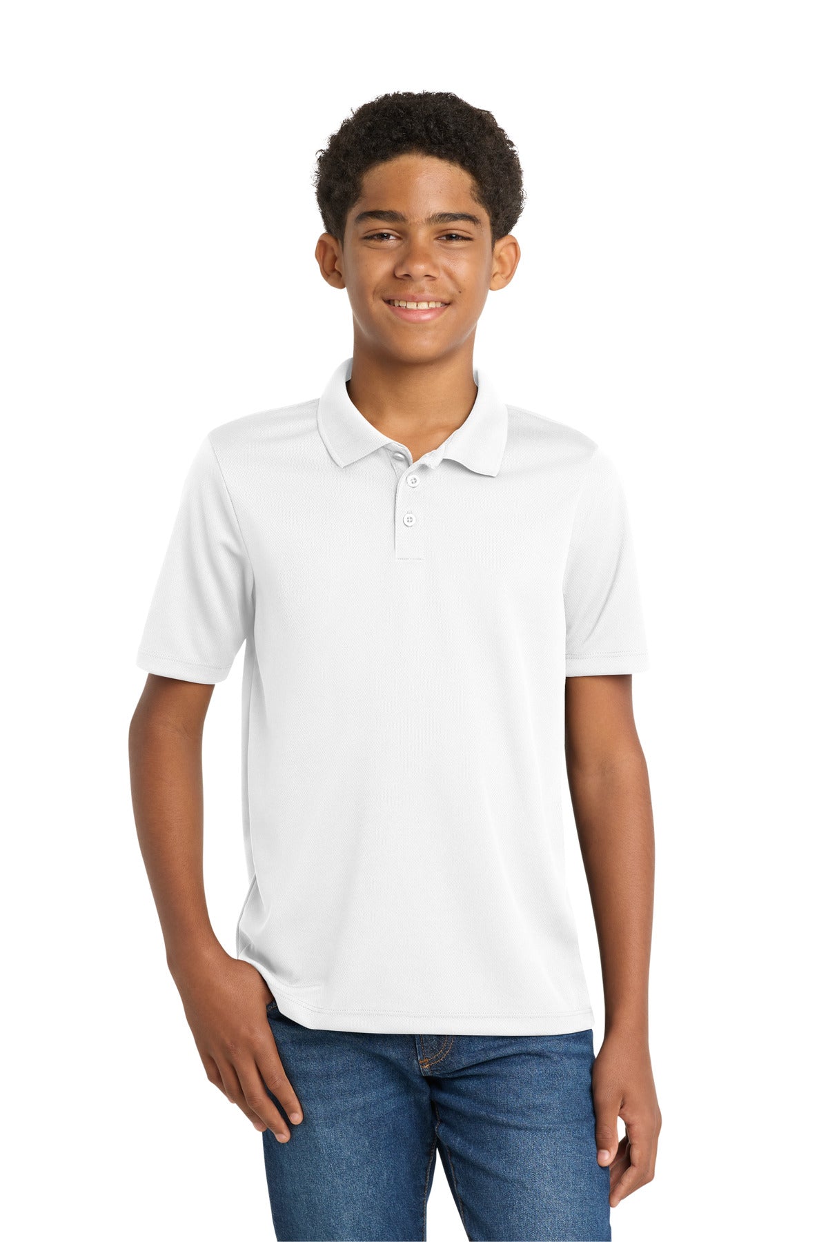 Sport-Tek ® Youth PosiCharge ® RacerMesh ® Polo. YST640