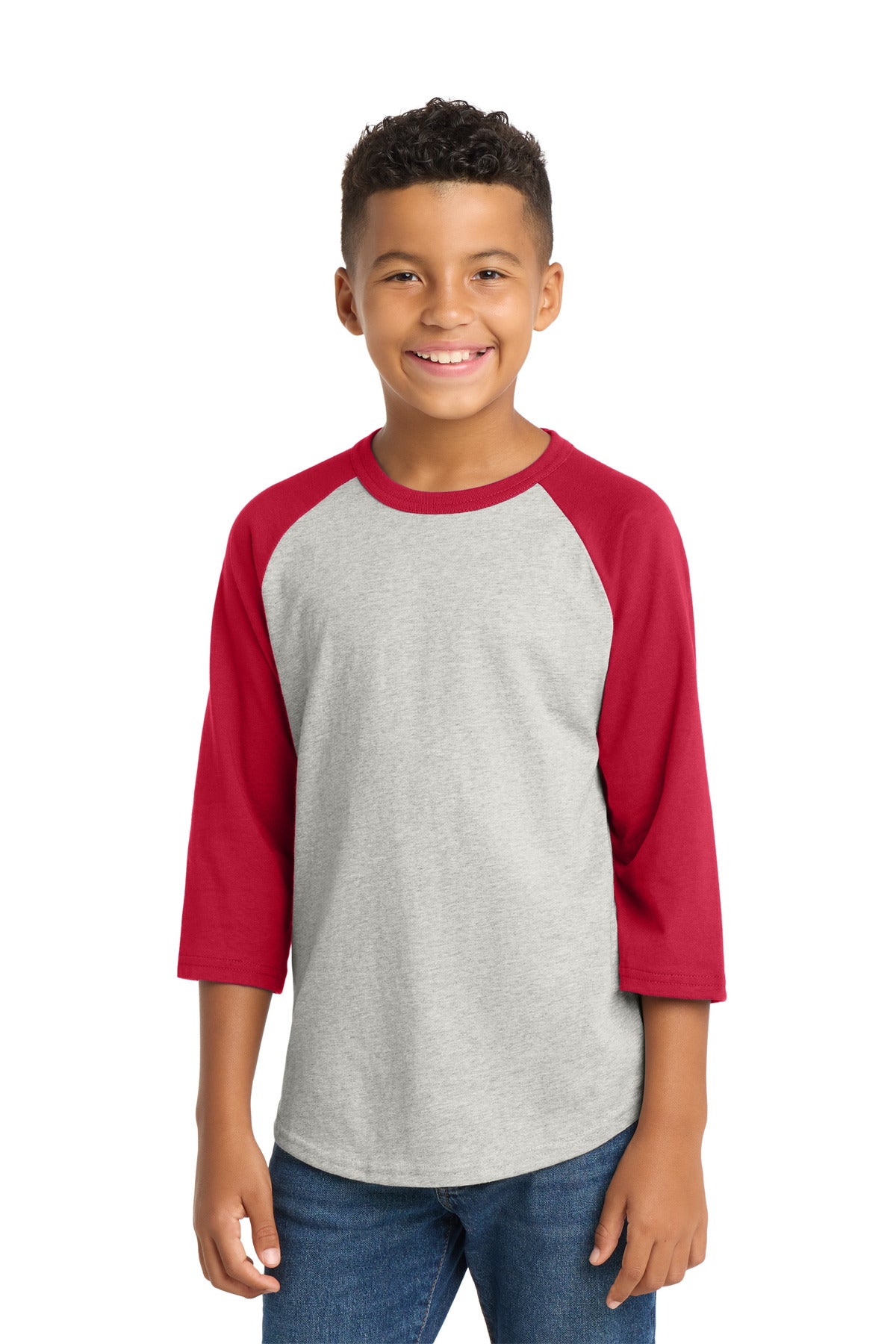 Sport-Tek ® Youth Colorblock Raglan Jersey. YT200