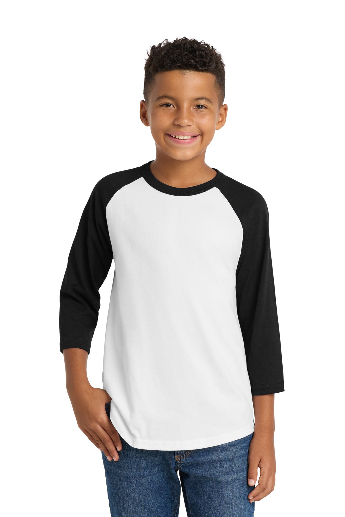 Sport-Tek ® Youth Colorblock Raglan Jersey. YT200