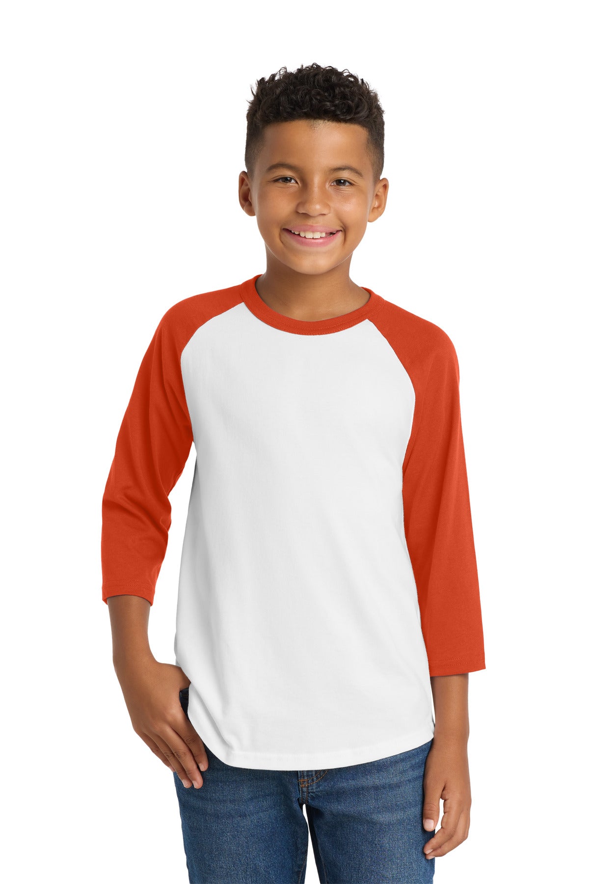 Sport-Tek ® Youth Colorblock Raglan Jersey. YT200