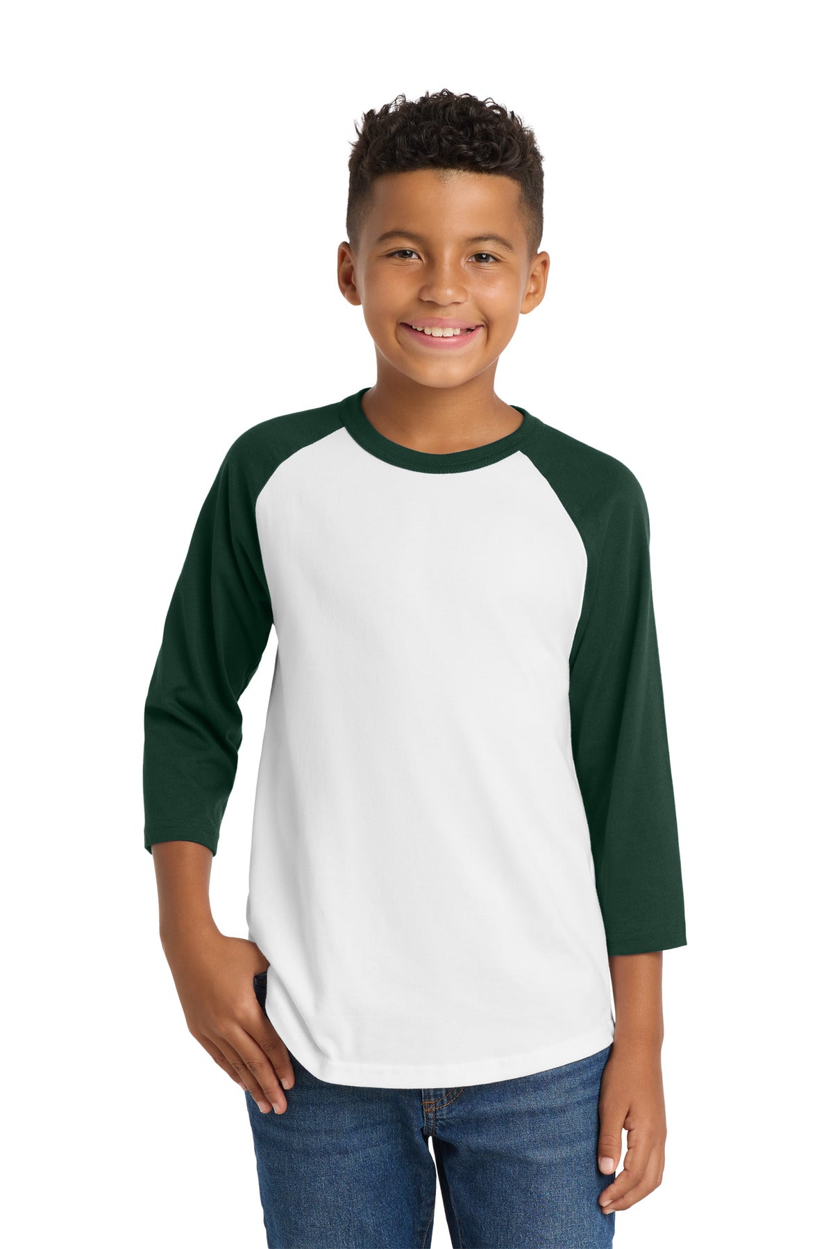 Sport-Tek ® Youth Colorblock Raglan Jersey. YT200