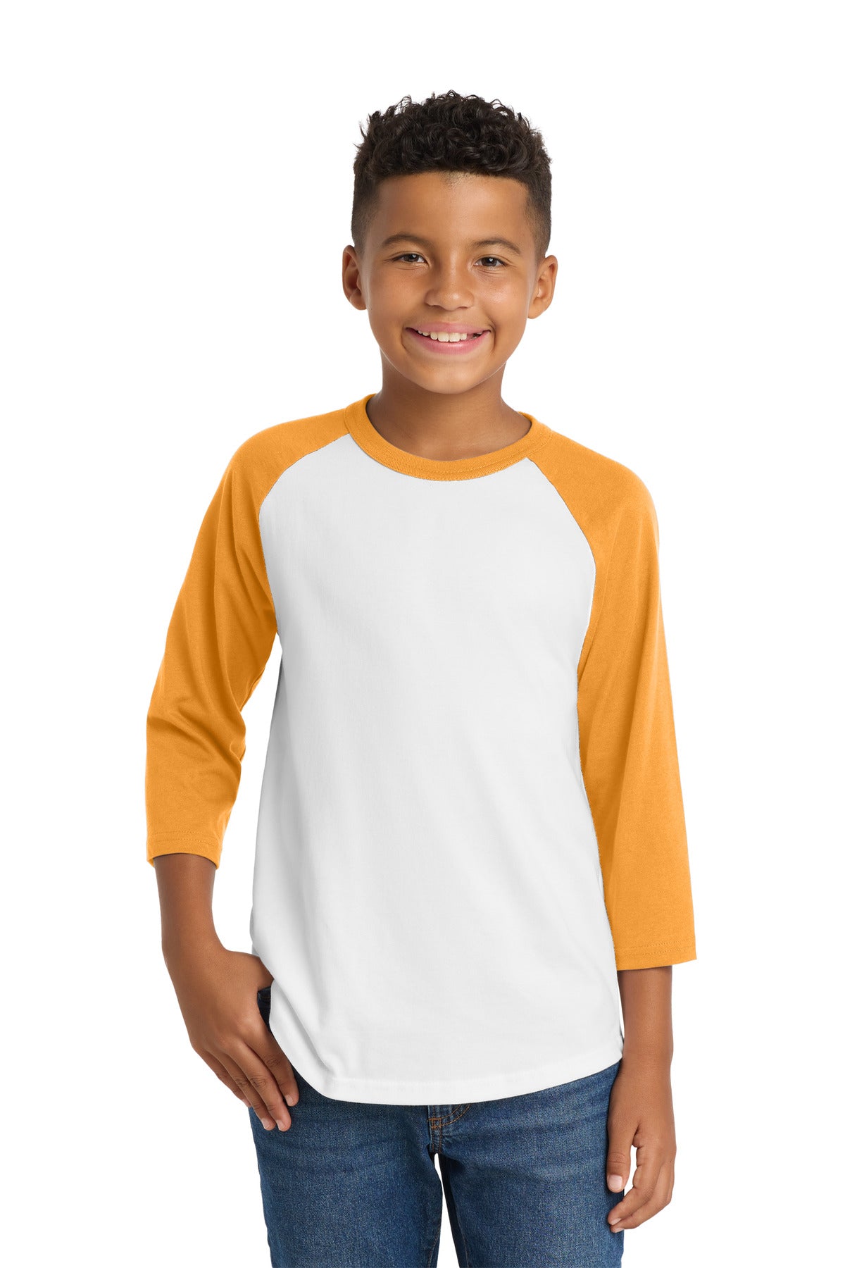 Sport-Tek ® Youth Colorblock Raglan Jersey. YT200