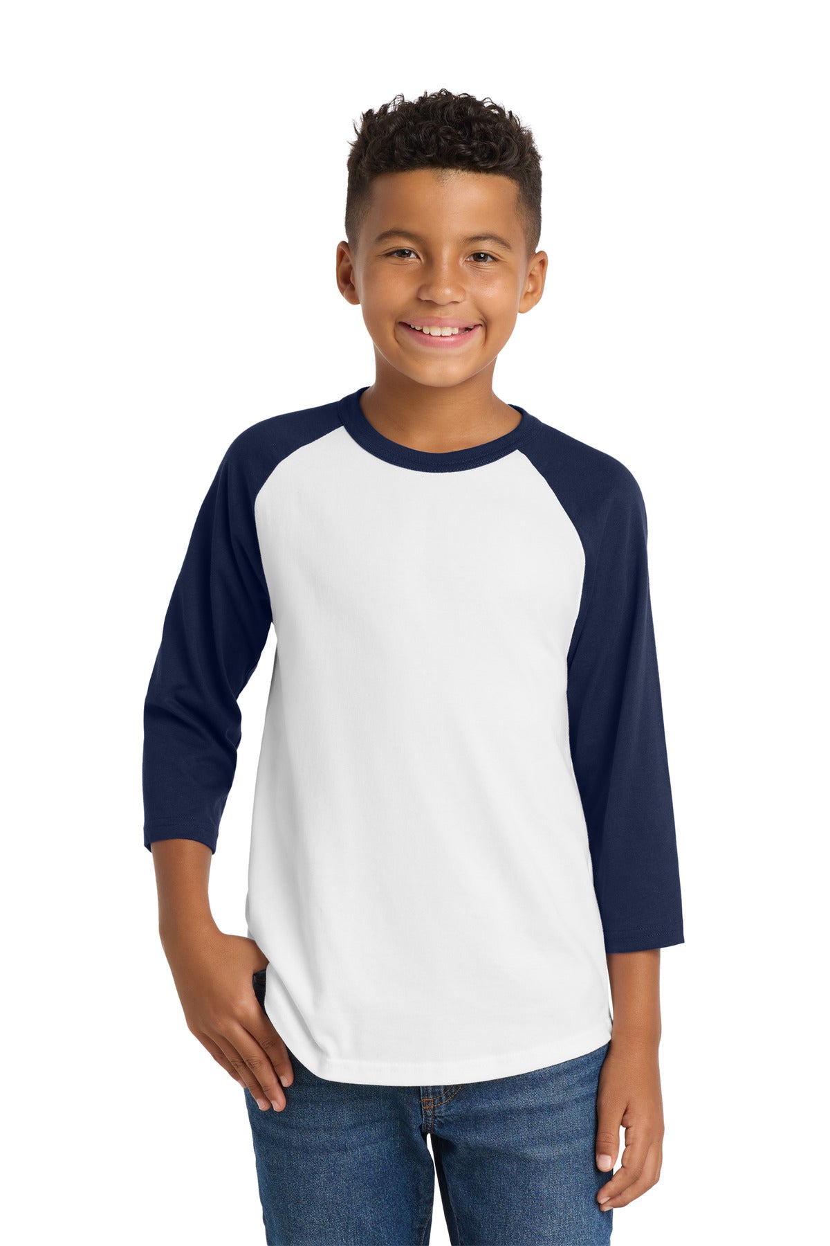 Sport-Tek ® Youth Colorblock Raglan Jersey. YT200