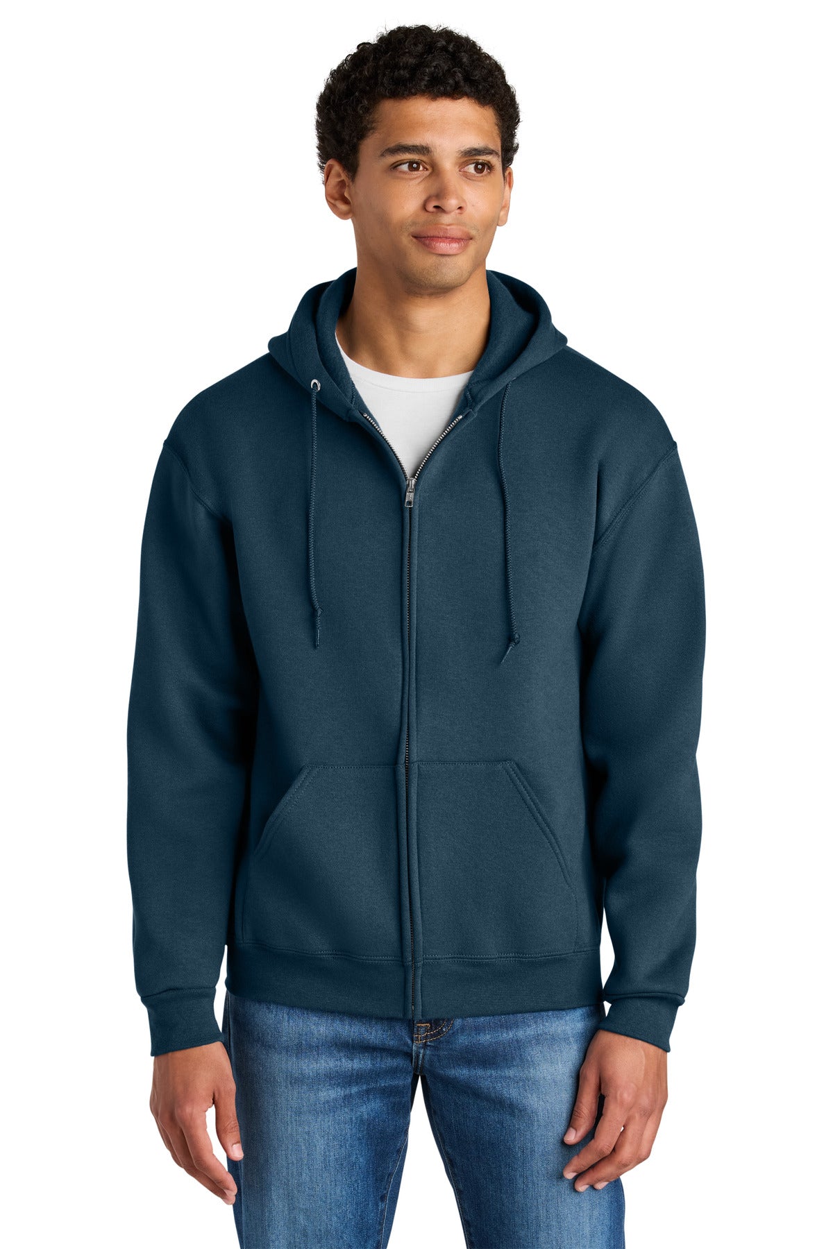 Jerzees Rugged ™ Unisex Full-Zip Hooded Sweatshirt Z12M