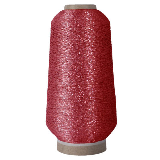 Metallic Embroidery Thread Cranberry - 4000m Cone