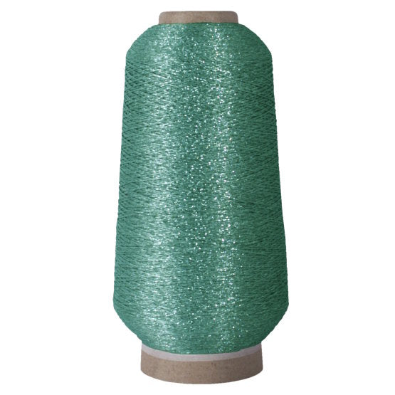 Metallic Embroidery Thread Teal - 4000m Cone