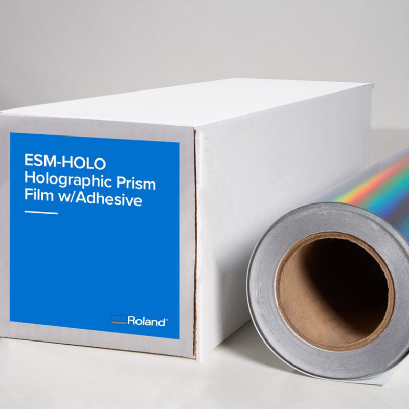 Holographic Prism Film w/ adhesive 15" x 75'