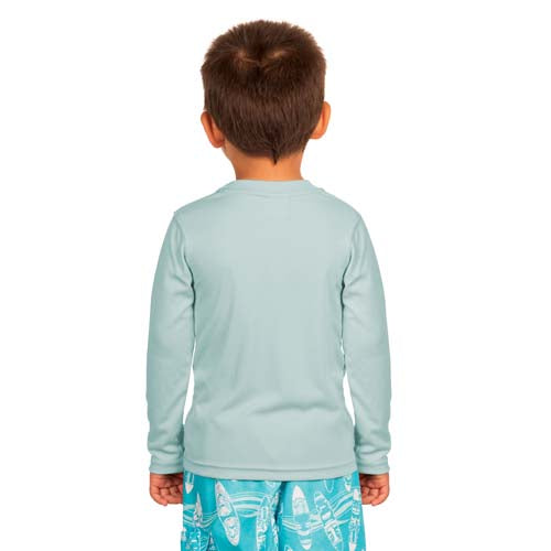 Arctic Blue 2T Long Sleeve Solar Toddler T-Shirt - Vapor Apparel