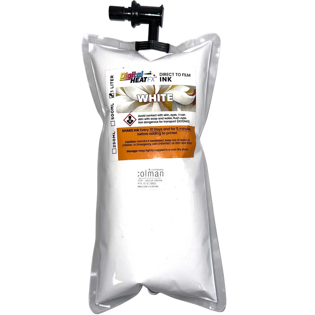 DTF White Ink - 1000ml Bag Questions & Answers