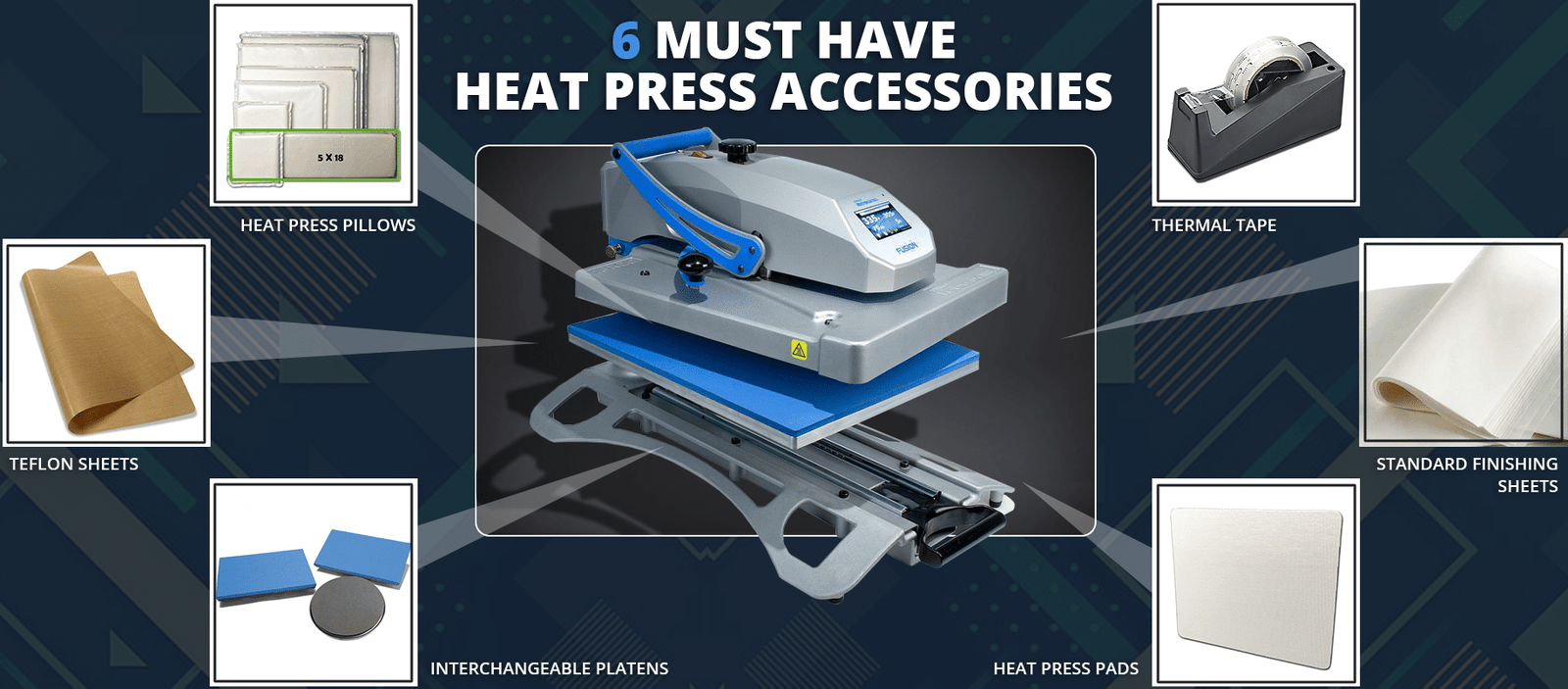 6 Must Have Heat Press Accessories