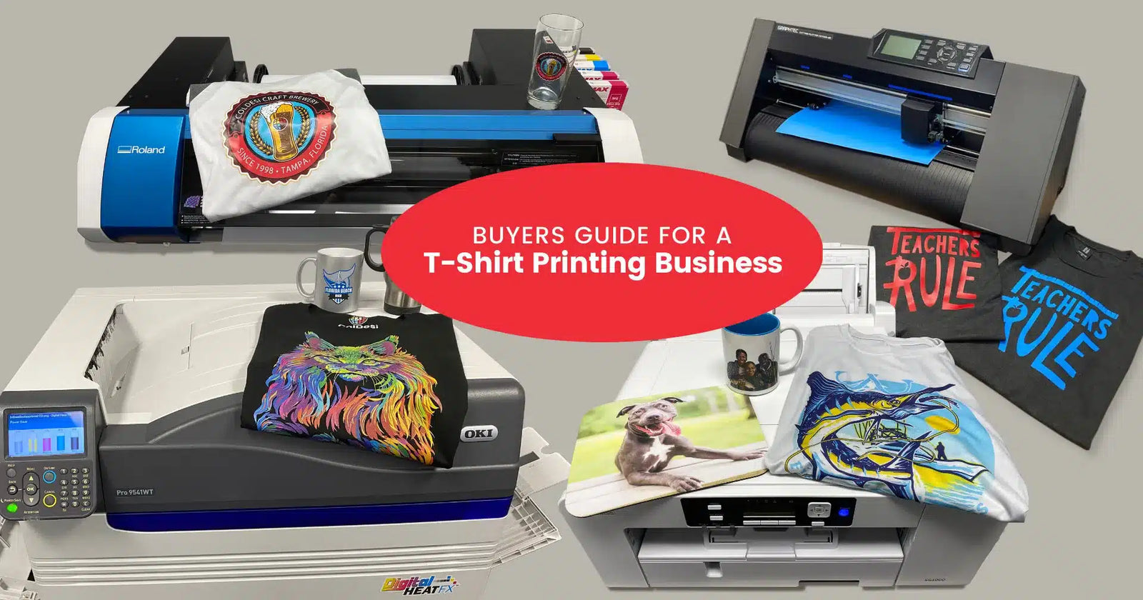 Buyers Guide for a T-shirt Printing Business (or any Customization Business)