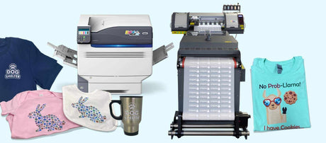 Direct to Film (DTF) Compared to White Toner Laser Printers