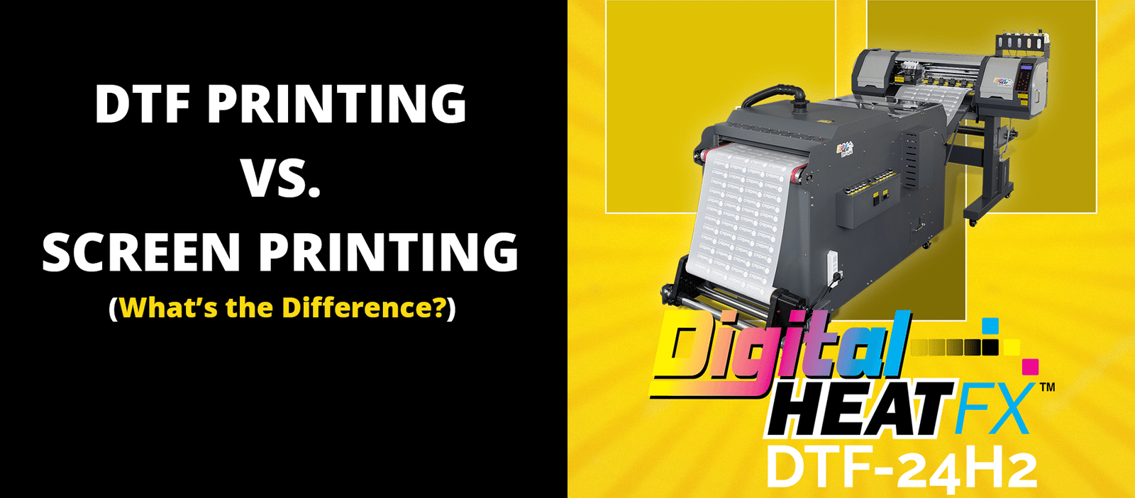 DTF Printing vs. Traditional Screen Printing: What’s the Difference?