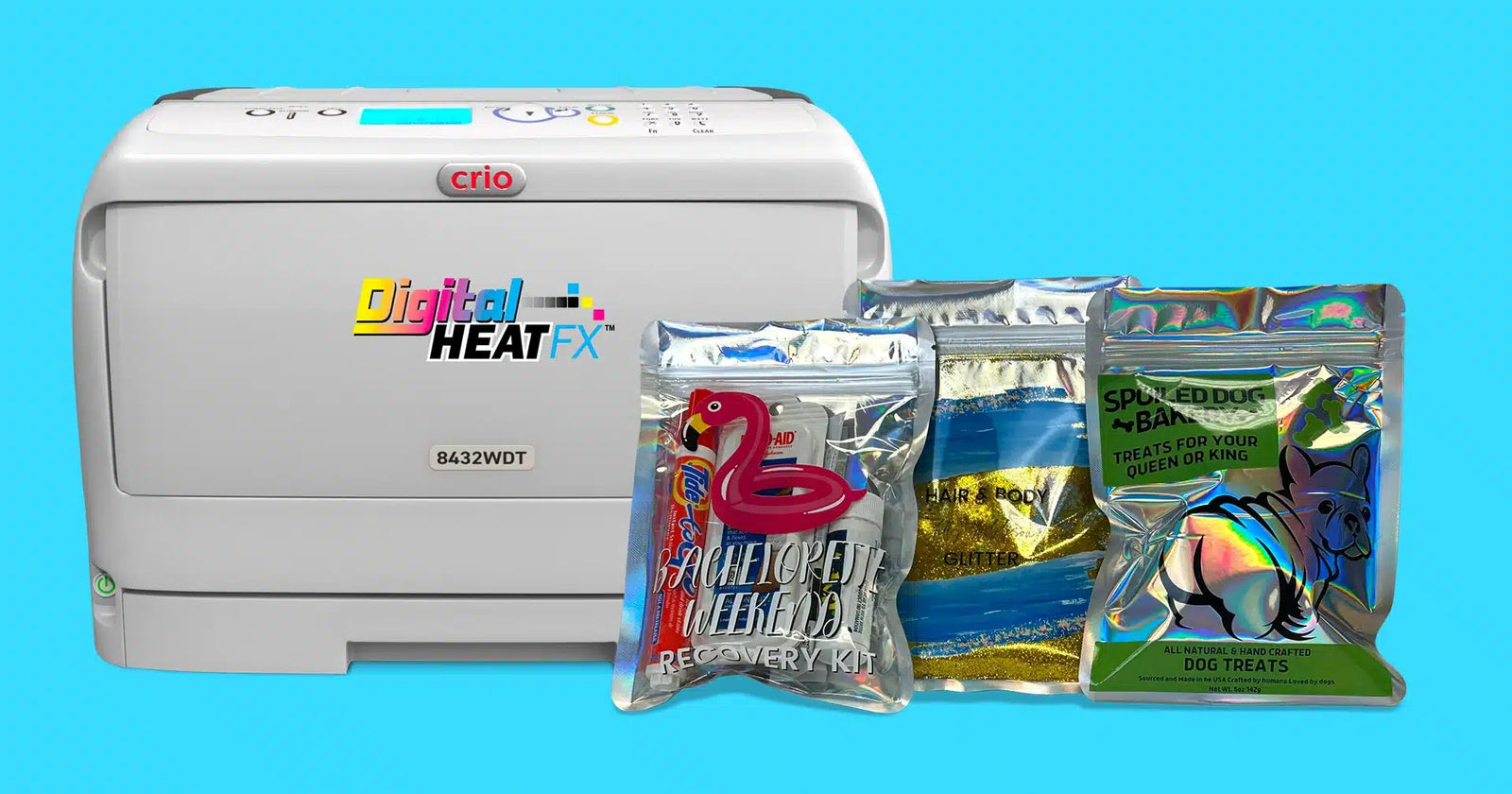 How to Customize Holographic Mylar Bags | DigitalHeat FX 8432