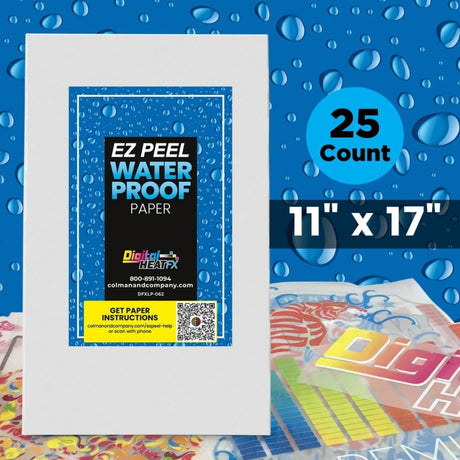 EZ Peel Waterproof Paper Instructions