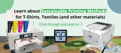 Learn about Sustainable Printing Methods for T-Shirts, Textiles, and other Materials