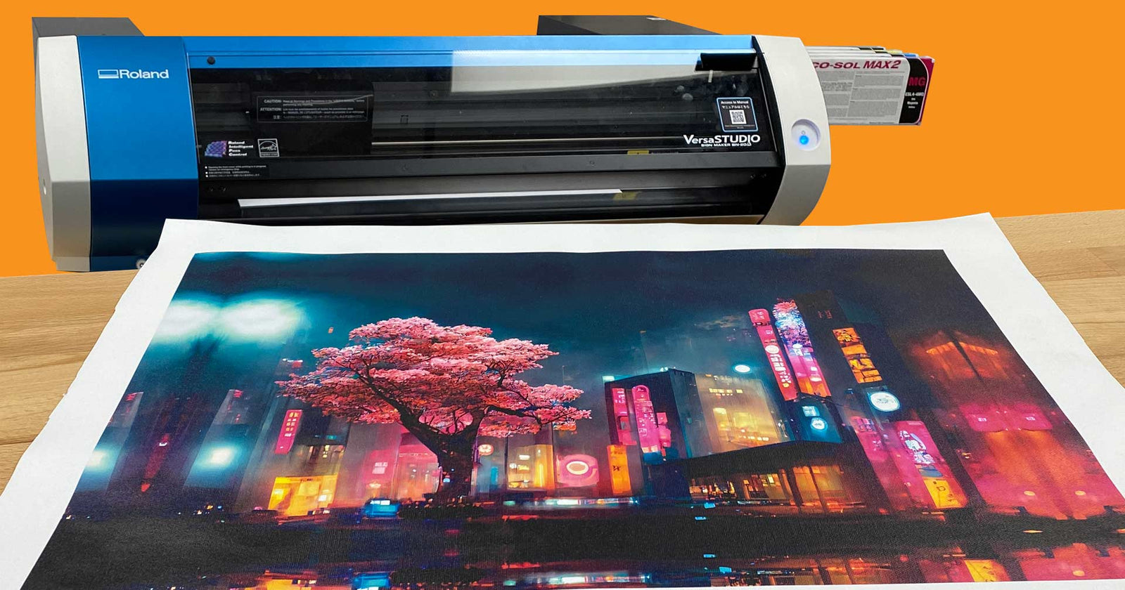 Printing on Canvas with the Roland BN-20A