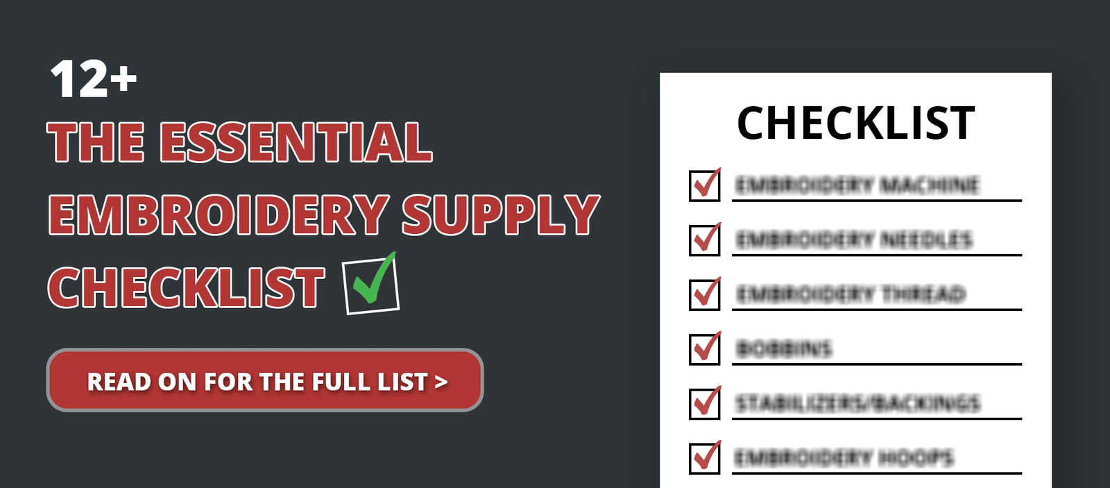 The Essential Embroidery Supply Checklist for Beginners