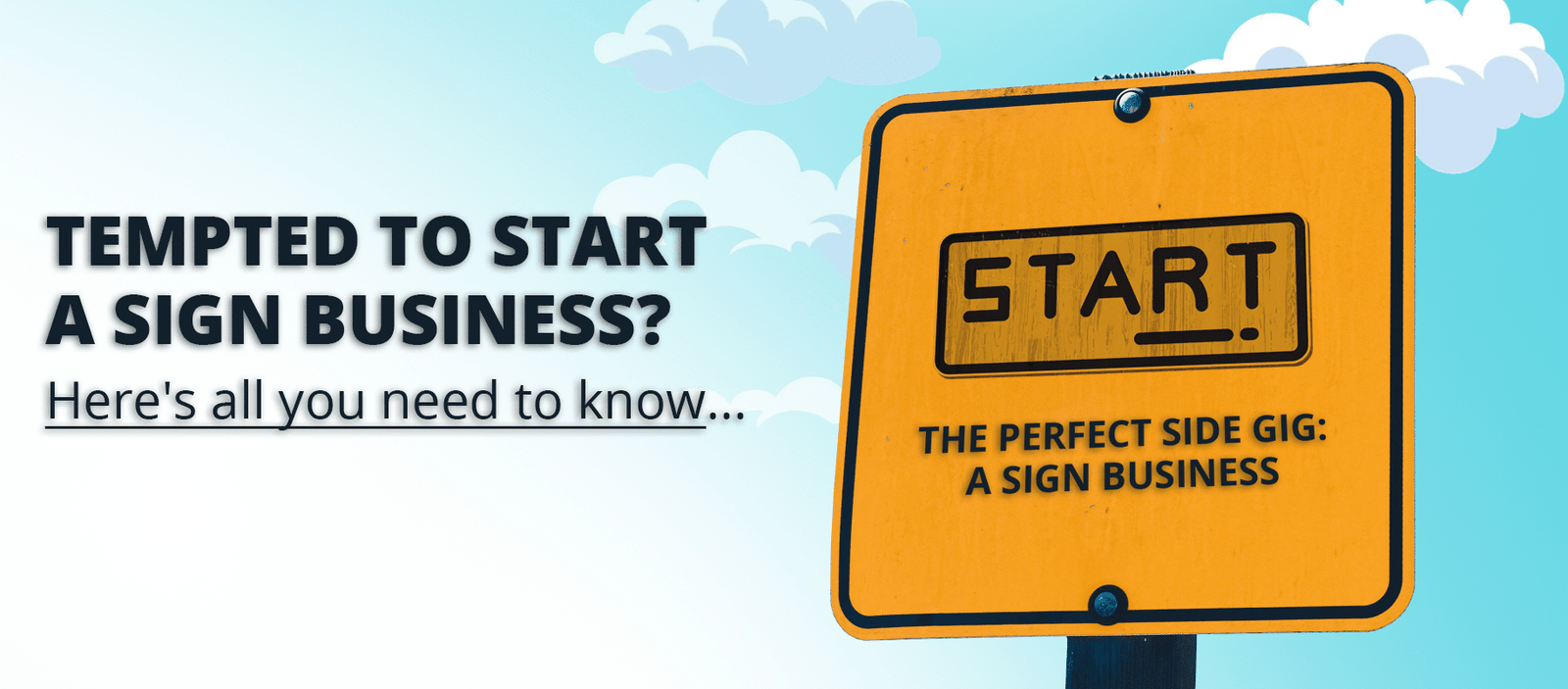The Perfect Side Gig: A Sign Business
