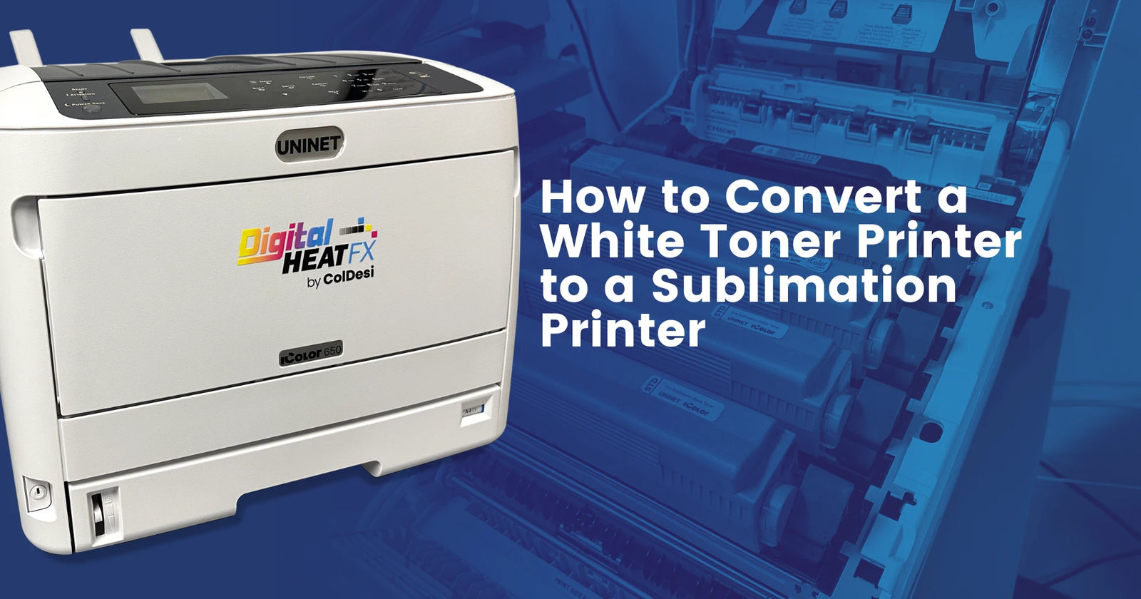 How to Convert a White Toner Printer to a Sublimation Printer 
