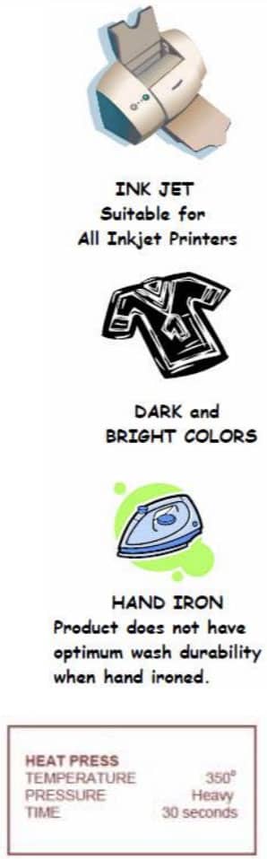 3G Jet Opaque Transfer Paper Instructions