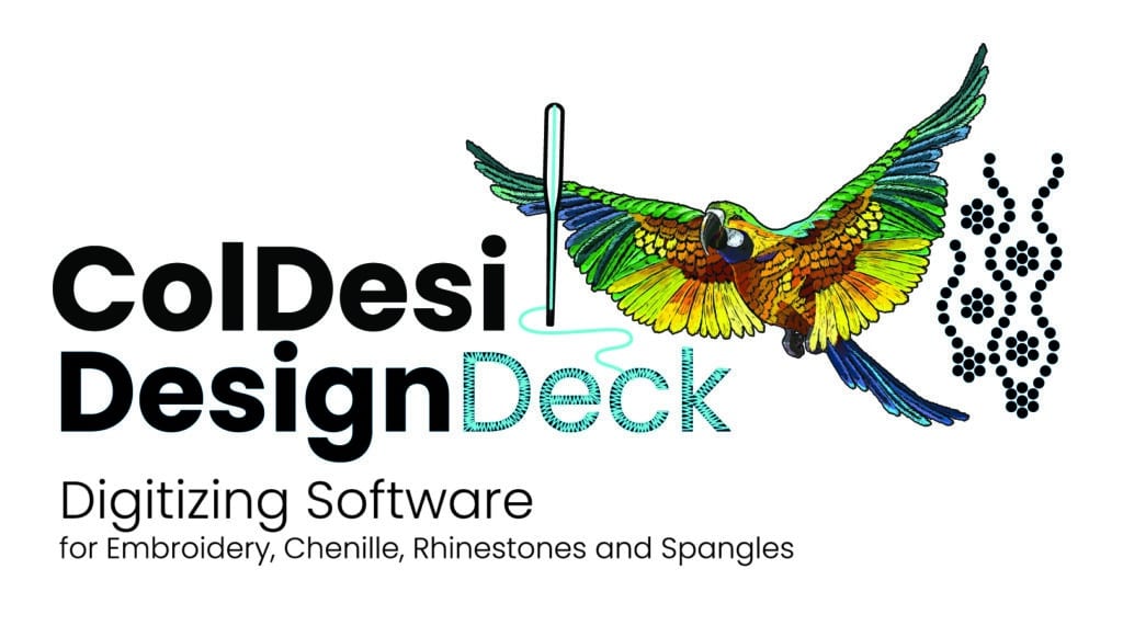 ColDesi Releases New Digitizing Software for Embroidery, Chenille, Rhinestones and Spangles