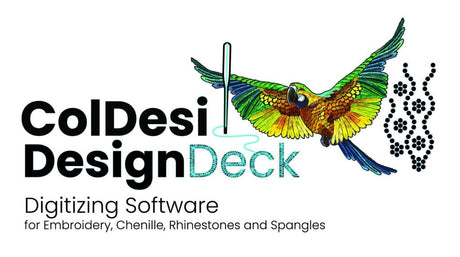 ColDesi Releases New Digitizing Software for Embroidery, Chenille, Rhinestones and Spangles