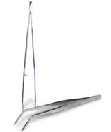 6" Bent Tweezers