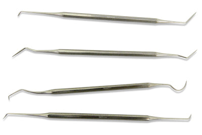 6 3/4" Weeding Picks S/S 4-piece