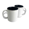15oz Black Two Tone Ceramic Sublimation Coffee Mug