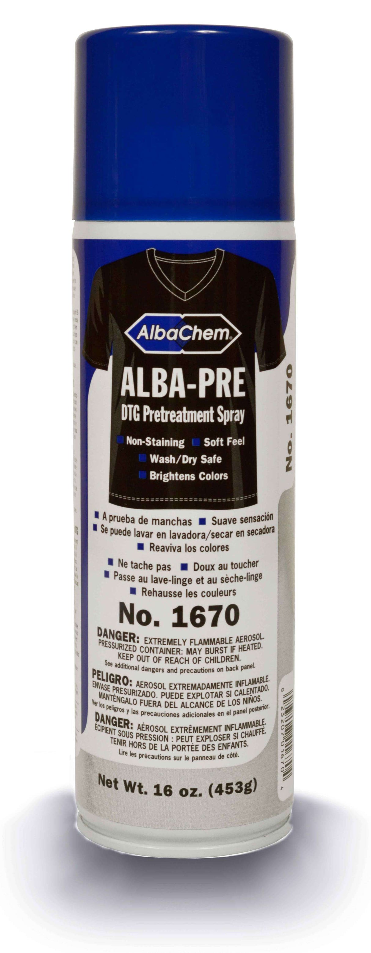 ALBA-PRE - DTG Pretreatment Spray by AlbaChem