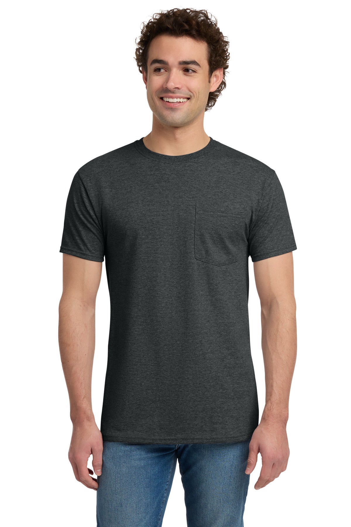 Jerzees ®  -  Dri-Power ®  50/50 Cotton/Poly Pocket T-Shirt.  29MP