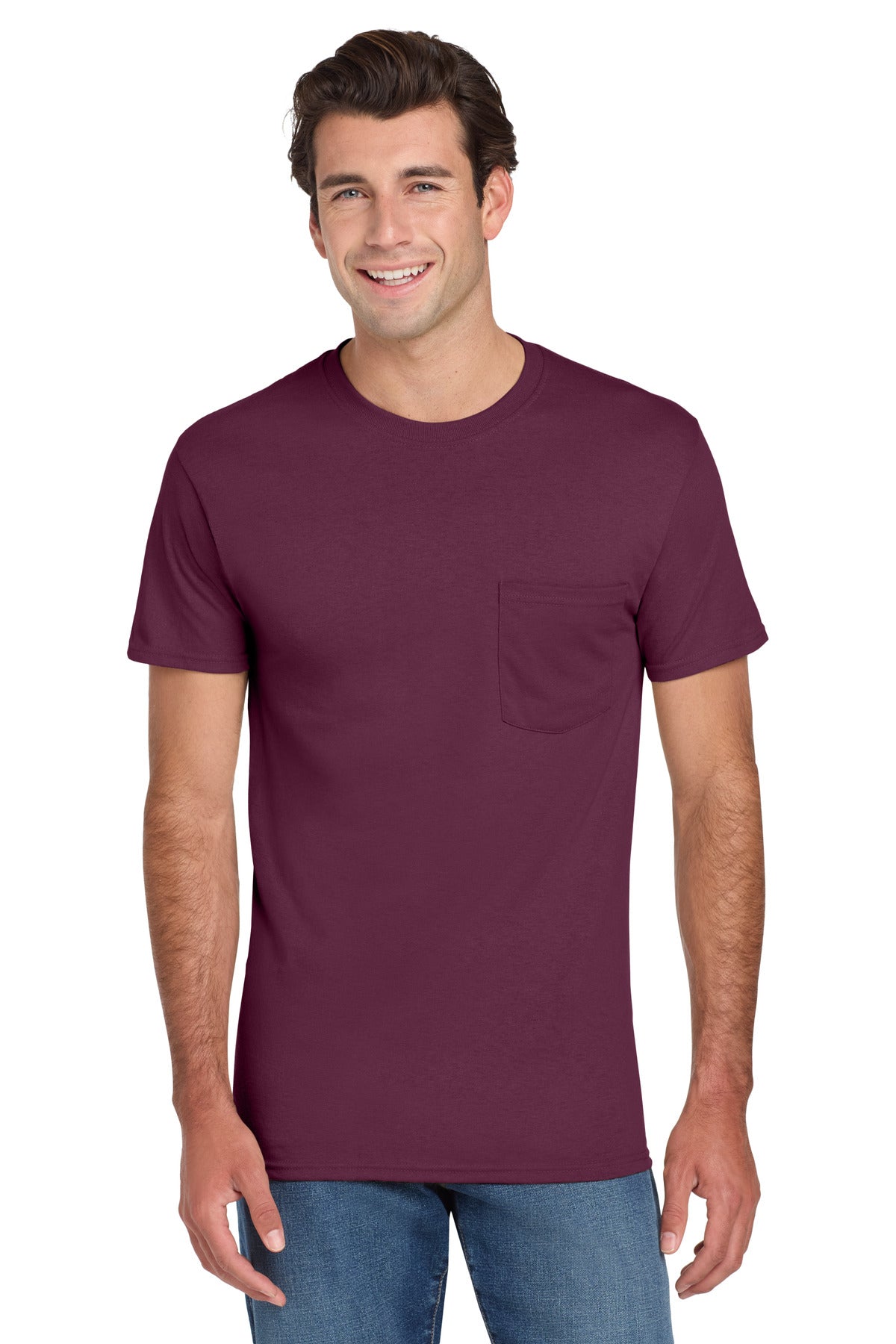 Jerzees ®  -  Dri-Power ®  50/50 Cotton/Poly Pocket T-Shirt.  29MP