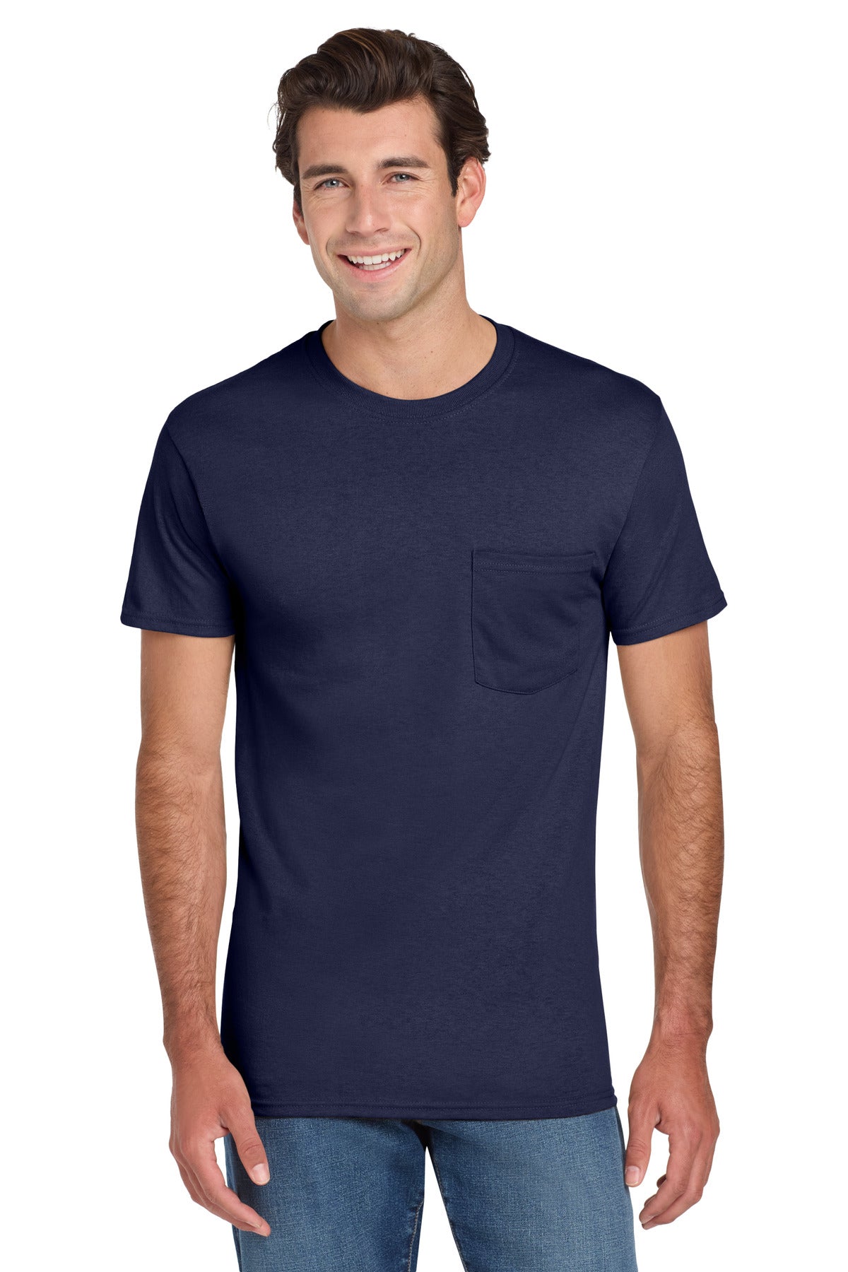 Jerzees ®  -  Dri-Power ®  50/50 Cotton/Poly Pocket T-Shirt.  29MP