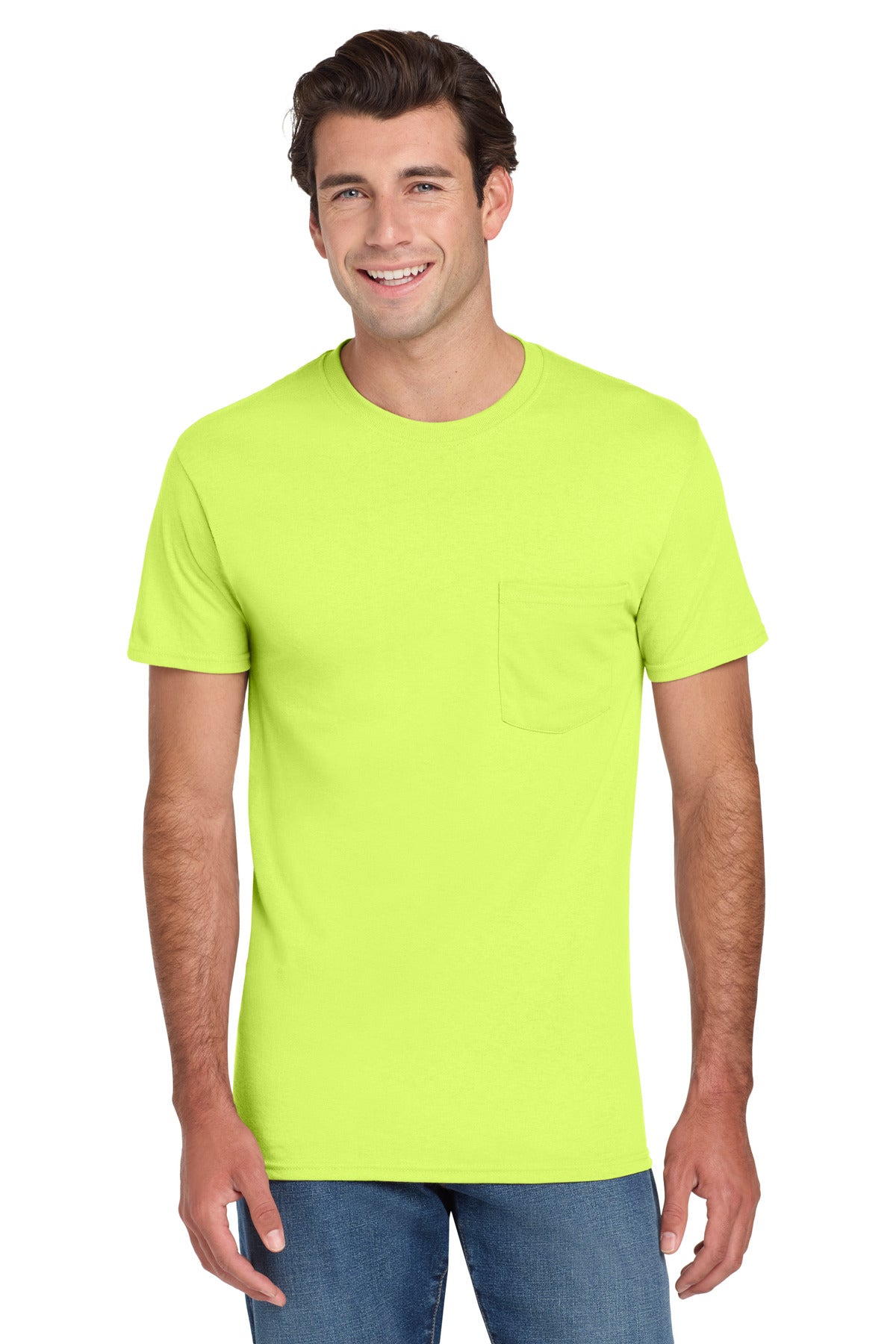 Jerzees ®  -  Dri-Power ®  50/50 Cotton/Poly Pocket T-Shirt.  29MP