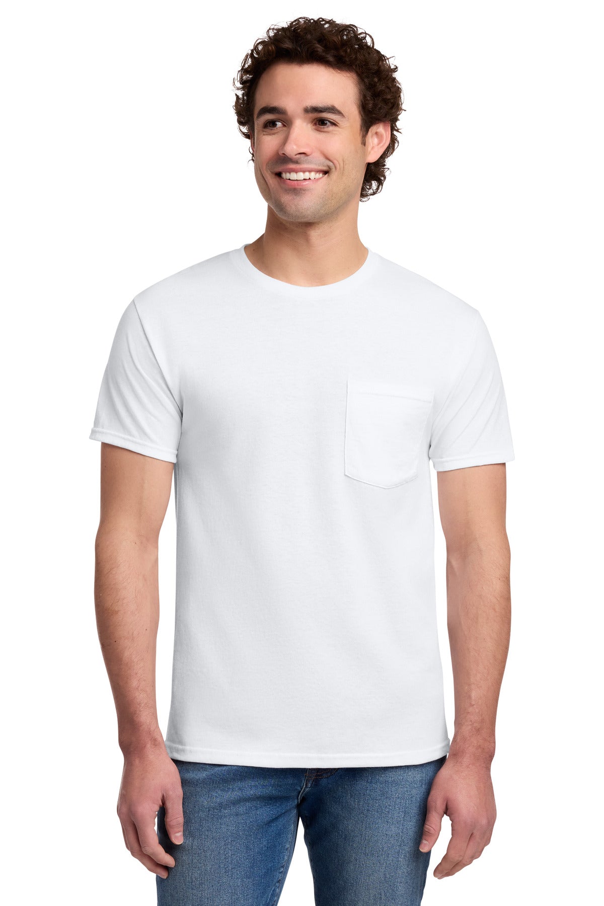 Jerzees ®  -  Dri-Power ®  50/50 Cotton/Poly Pocket T-Shirt.  29MP
