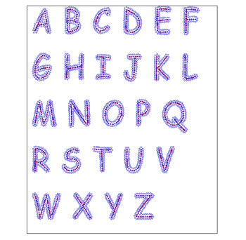 2 Color Comic Sans Serif