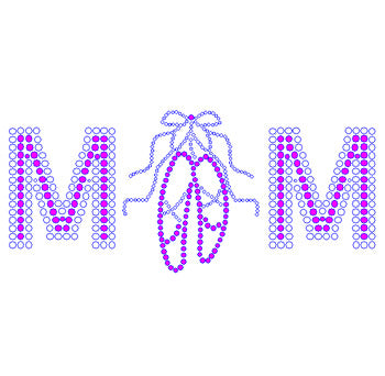 2 Color Mom with ballet Slippers