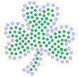 2 Color Shamrock Large