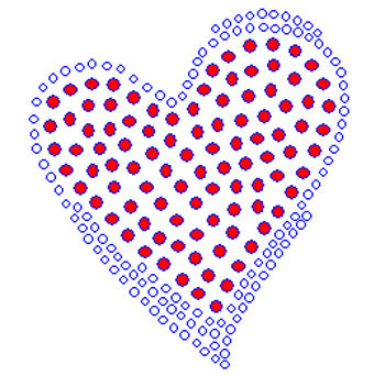 2 Color Small Heart