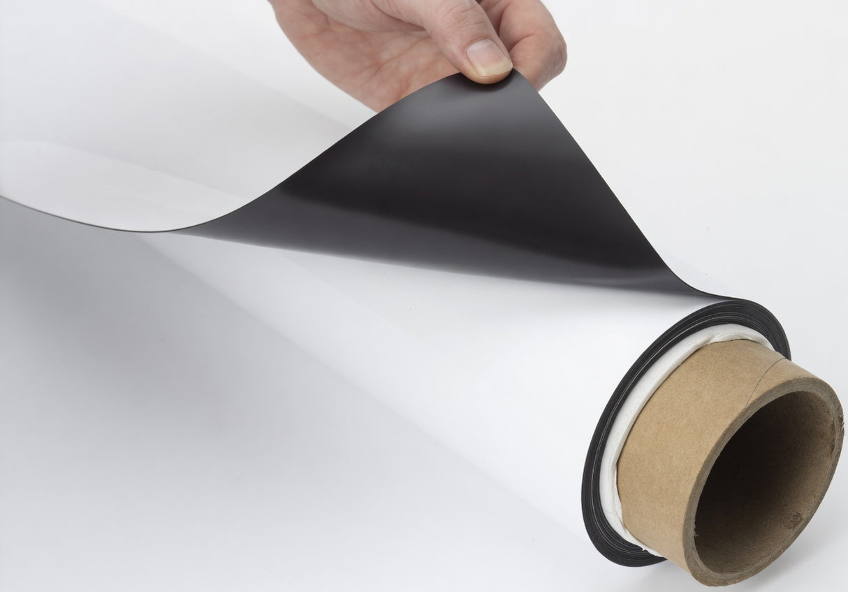 Magnum Magnetics 30mil Matte White DigiMag Magnetic Vinyl 24.375in X 25' Roll