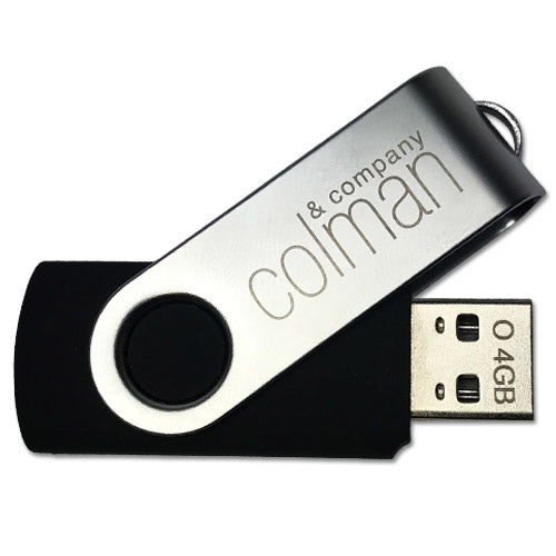 USB ThumbDrive 4GB Black