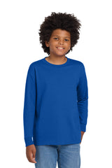 Gildan ®  Youth Heavy Cotton ™  100% Cotton Long Sleeve T-Shirt. 5400B