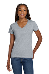 Gildan ®  Women's Heavy Cotton ™  100% Cotton V-Neck T-Shirt. 5V00L