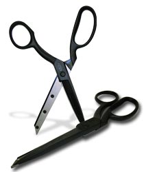 Gingher 8" Featherweight Bent Shears