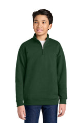 Jerzees ®  Youth NuBlend ®  1/4-Zip Cadet Collar Sweatshirt 995Y